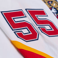 Florida Panthers Ed Jovanovski Mitchell & Ness White 1996 Power Play Jersey