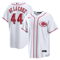 Cincinnati Reds Elly De La Cruz Nike White Home Replica Jersey