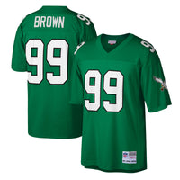 Philadelphia Eagles Jerome Brown Mitchell & Ness Kelly Green Legacy Replica Jersey