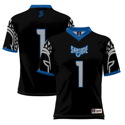 #1 San Jose State Spartans GameDay Greats Football Jersey - Black