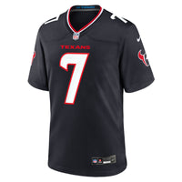 Houston Texans C.J. Stroud Nike Navy Game Jersey