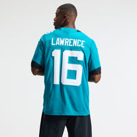 Jacksonville Jaguars Trevor Lawrence Nike Teal Team Vapor F.U.S.E. Stitched Limited Jersey