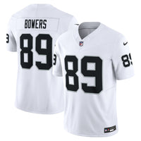 Las Vegas Raiders Brock Bowers Nike White Vapor F.U.S.E. Limited Jersey