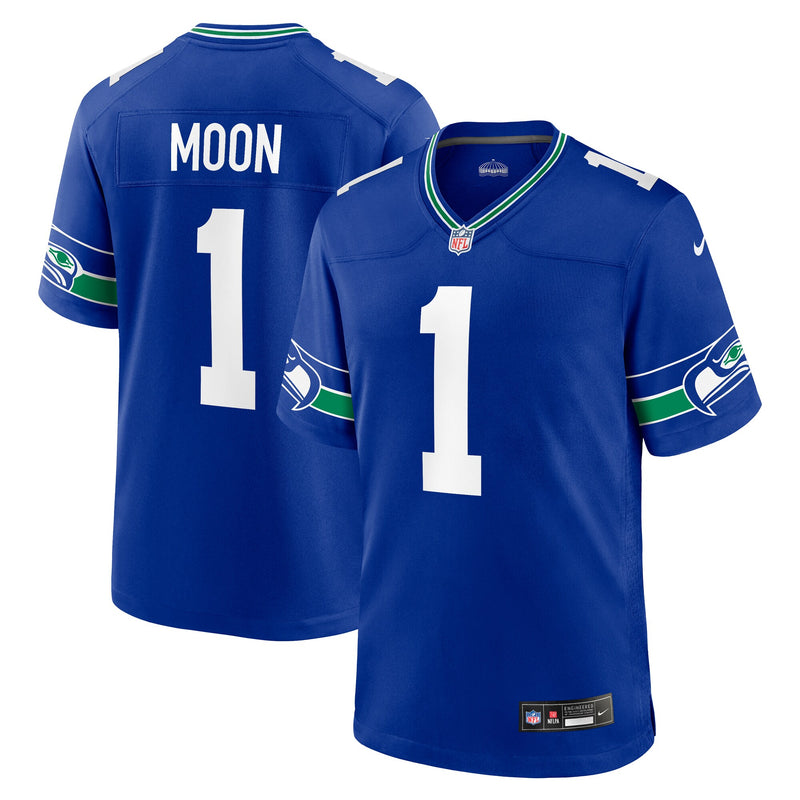 Seattle Seahawks Warren Moon Nike Royal Retired Player Alternate Game Jersey