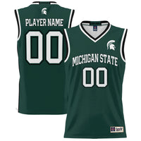 Michigan State Spartans GameDay Greats NIL Pick-A-Player Basketball Jersey - Green