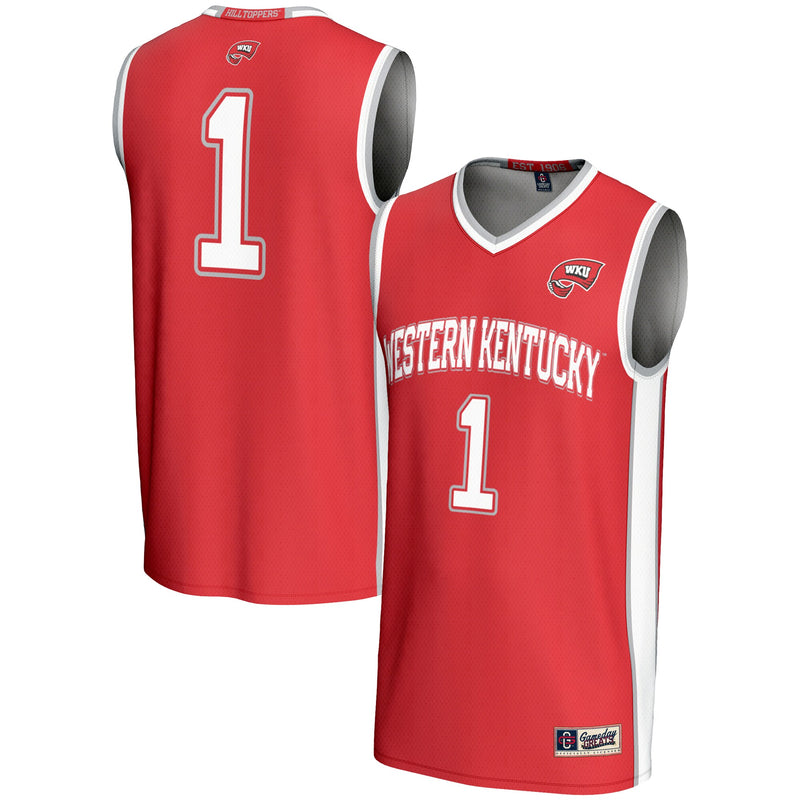 #1 Western Kentucky Hilltoppers GameDay Greats Lightweight Basketball Jersey - Red