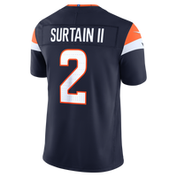 Denver Broncos Pat Surtain II Nike Navy Alternate Vapor F.U.S.E. Stitched Limited Jersey