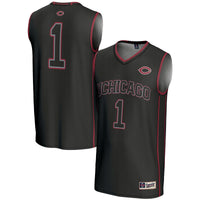 #1 UChicago Maroons GameDay Greats Lightweight Basketball Jersey - Black