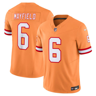 Tampa Bay Buccaneers Baker Mayfield Nike Orange 2nd Alternate Vapor F.U.S.E. Limited Jersey