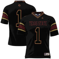 #1 Texas State Bobcats GameDay Greats Football Jersey - Black