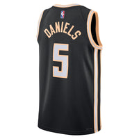 Atlanta Hawks Nike 2025/26 City Edition Swingman Jersey - Black - Dyson Daniels