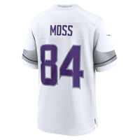 Minnesota Vikings Randy Moss Nike White Alternate Retired Player Game Jersey