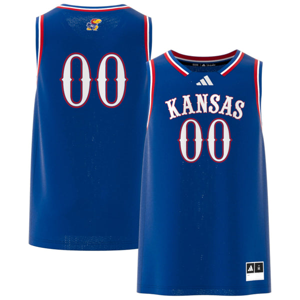 #00 Kansas Jayhawks adidas Swingman Jersey - Royal