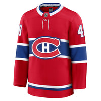 Montreal Canadiens Lane Hutson Fanatics Red Home Premium Jersey