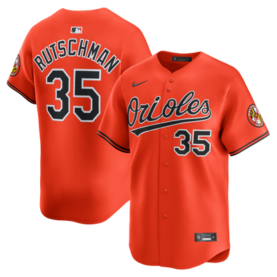 Baltimore Orioles Adley Rutschman Nike Orange 2nd Alternate Limited Player Jersey