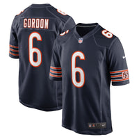 Chicago Bears Kyler Gordon Nike Navy Game Player Jersey