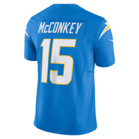 Los Angeles Chargers Ladd McConkey Nike Powder Blue Team Vapor F.U.S.E. Limited Jersey