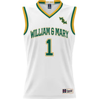 #1 William & Mary Tribe GameDay Greats Lightweight Basketball Jersey - White