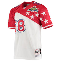 AFC Derrick Thomas Mitchell & Ness White/Red 1995 Pro Bowl Authentic Jersey