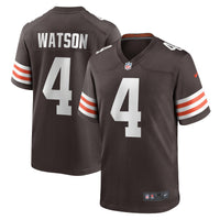 Cleveland Browns Deshaun Watson Nike Brown Game Jersey