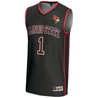 #1 Illinois State Redbirds GameDay Greats Lightweight Basketball Jersey - Black