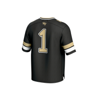 #1 Wake Forest Demon Deacons GameDay Greats Collegiate Football Fashion Jersey - Black