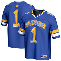 #1 San Jose State Spartans GameDay Greats Lightweight Collegiate Football Fashion Jersey - Royal