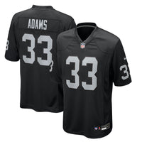 Las Vegas Raiders Jamal Adams Nike Black Team Game Jersey
