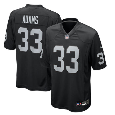 Las Vegas Raiders Jamal Adams Nike Black Team Game Jersey
