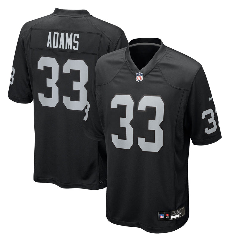Las Vegas Raiders Jamal Adams Nike Black Team Game Jersey