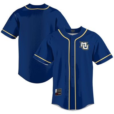 Marquette Golden Eagles GameDay Greats Lightweight Baseball Jersey - Blue