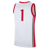 #1 Ohio State Buckeyes Nike Home Replica Jersey - White