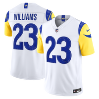 Los Angeles Rams Kyren Williams Nike White Vapor F.U.S.E. Stitched Limited Jersey
