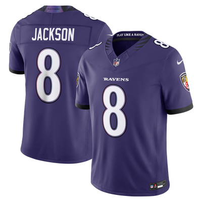 Baltimore Ravens Lamar Jackson Nike Purple Team Vapor F.U.S.E. Stitched Limited Jersey