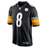 Pittsburgh Steelers Aaron Rodgers Nike Black Game Jersey