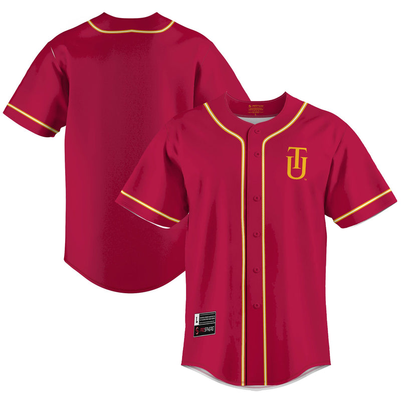 Tuskegee Golden Tigers GameDay Greats Lightweight Baseball Jersey - Crimson