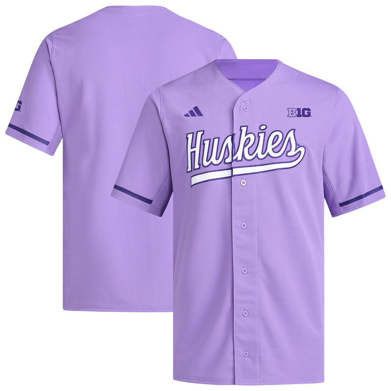 Washington Huskies adidas Replica Baseball Jersey - Purple