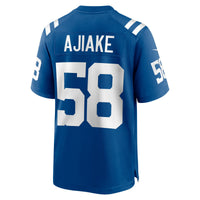 Indianapolis Colts Austin Ajiake Nike Royal Game Jersey