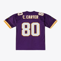 Minnesota Vikings Cris Carter Mitchell & Ness Purple 2001 Authentic Throwback Jersey