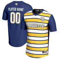 Marquette Golden Eagles GameDay Greats Collegiate Soccer NIL Pick-A-Player Fashion Jersey - Blue/Gold