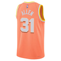 Cleveland Cavaliers Nike 2025/26 City Edition Swingman Jersey - Orange - Jarrett Allen