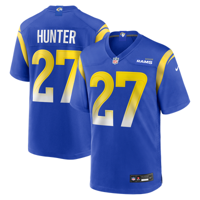 Los Angeles Rams Jarquez Hunter Nike Royal Team Game Jersey