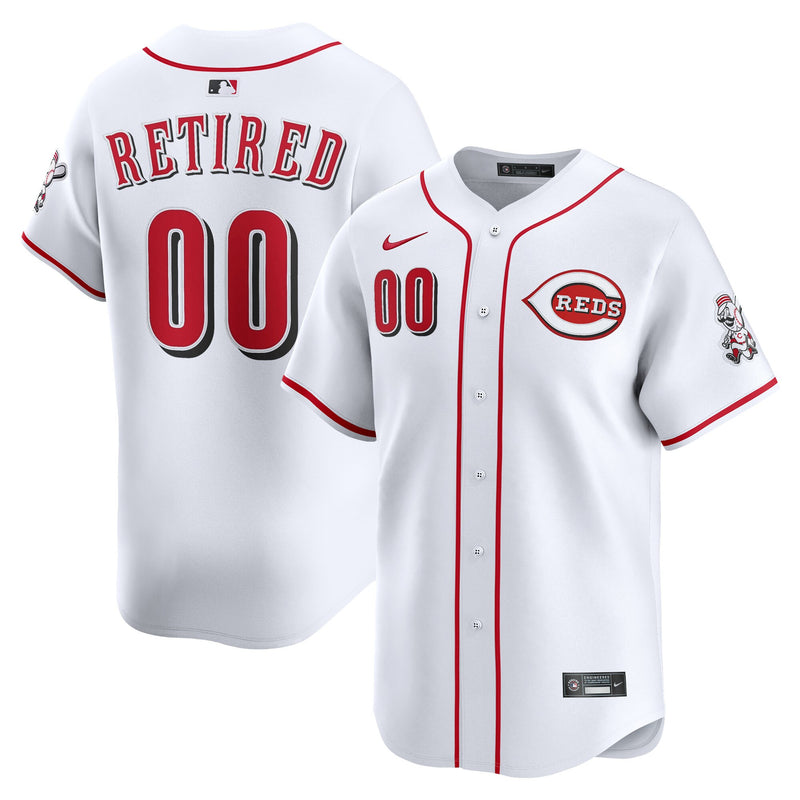 Cincinnati Reds Nike White Home Limited Pick-A-Player Retired Roster Jersey
