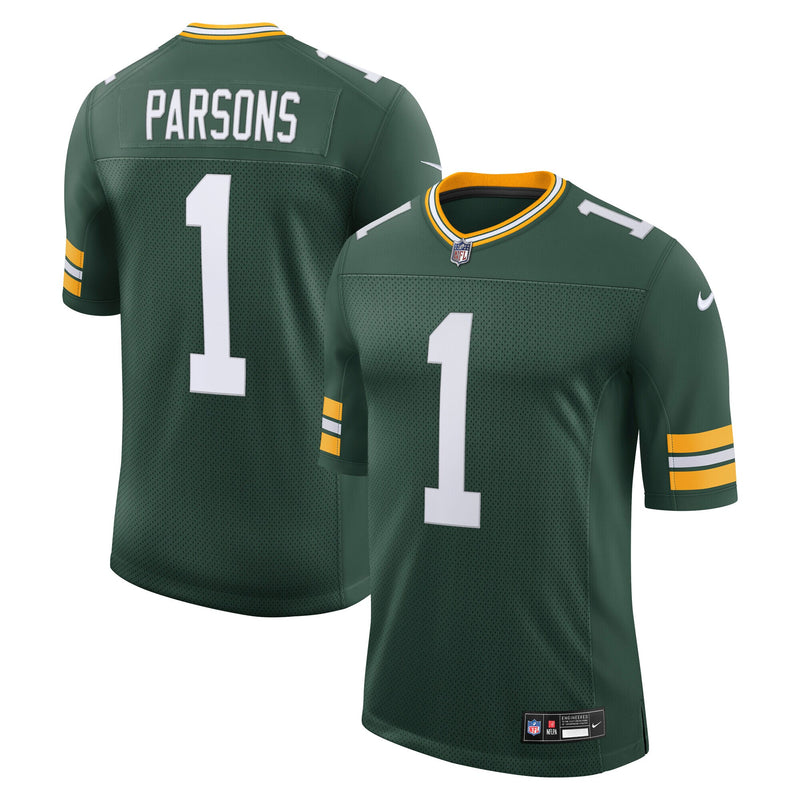 Green Bay Packers Micah Parsons Nike Green Vapor Untouchable Stitched Limited Jersey