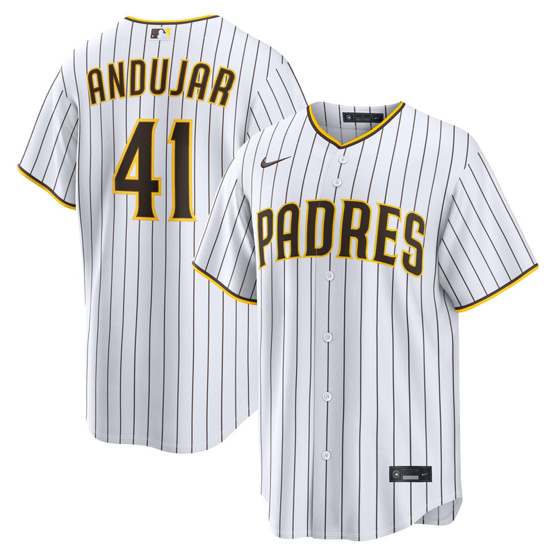 San Diego Padres Miguel Andujar Nike White Home Replica Jersey