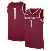 #1 Florida State Seminoles Nike Road Replica Jersey - Garnet