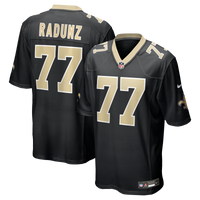 New Orleans Saints Dillon Radunz Nike Black Team Game Jersey