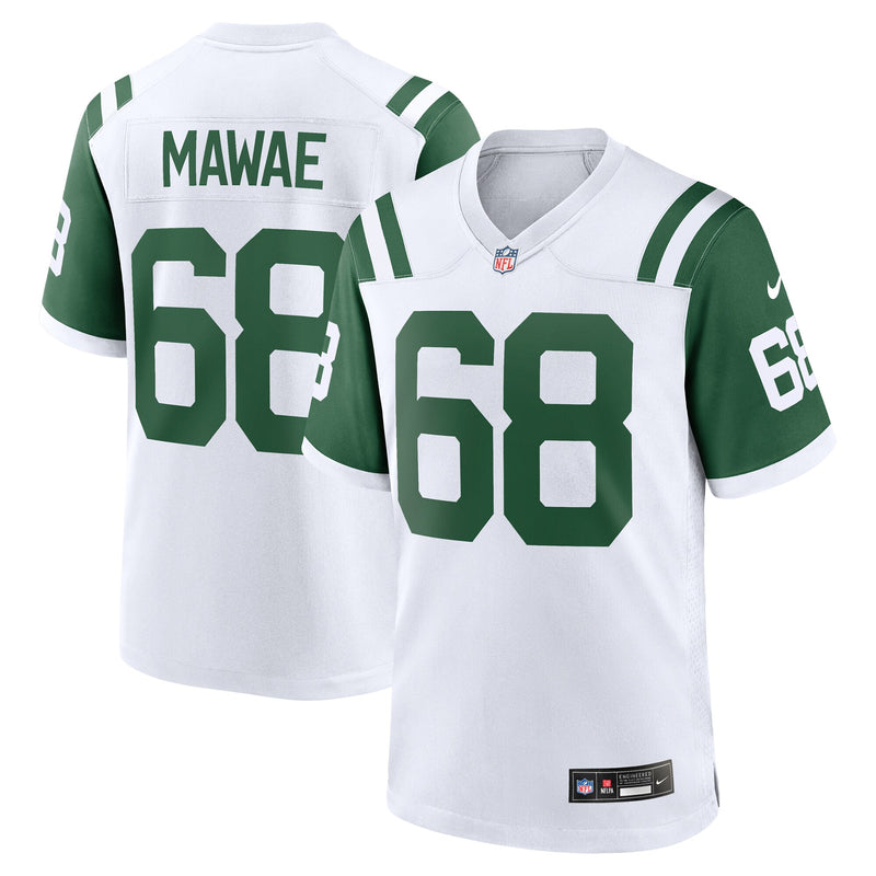 New York Jets Kevin Mawae Nike White Retired Player Alternate Game Jersey