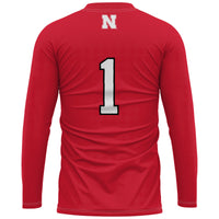 #1 Nebraska Huskers GameDay Greats Lightweight Volleyball Jersey - Scarlet