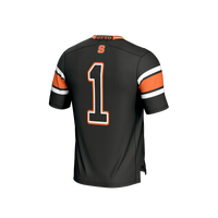 #1 Syracuse Orange GameDay Greats Lightweight Collegiate Football Fashion Jersey - Black